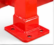 Close-up of the toka machine stand foot